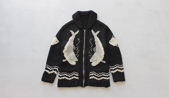 60s Cowichan sweater】60sのカウチンセーターの中でも人気のシャチ