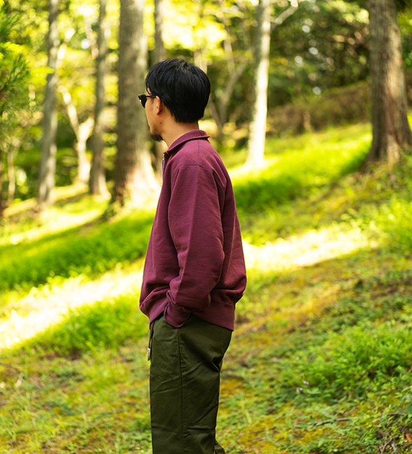 Victoria Athletics】Half Zip Sweat “Made In Canada” For Fort