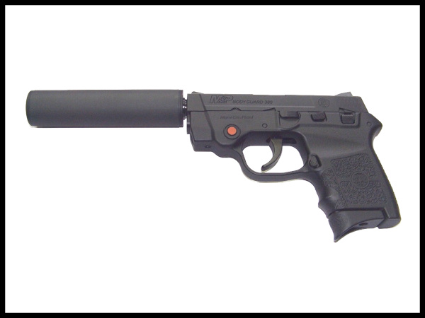 KMモデル: マルイLCP TNロングバレル＋サイレンサーアダプター 80.5mm