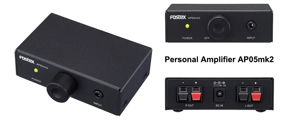 コンパクトサイズのパーソナル・アンプ AP05mk2 を発売致します