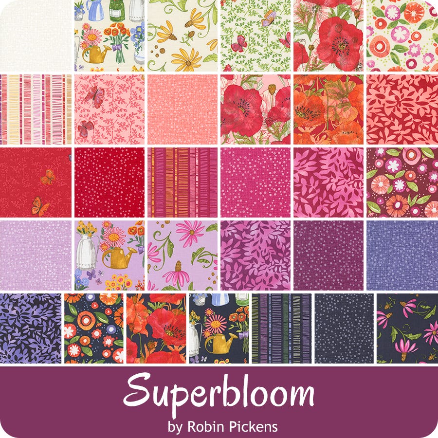 Superbloom Charm Pack | Robin Pickens for Moda Fabrics | Fat