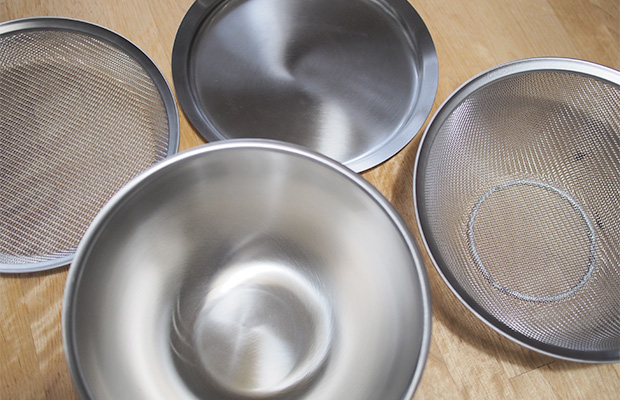 一生物のキッチンツール「la base ラバーゼ」ざる＆ボウル | favoritestyle