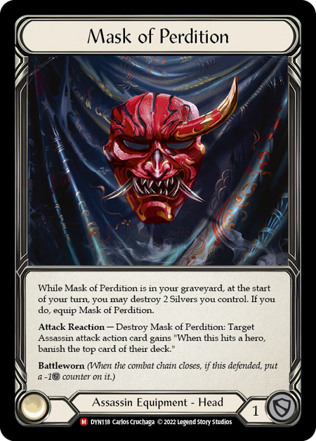 Mask of Perdition - Dynasty - Flesh & Blood TCG - FaB Foundry