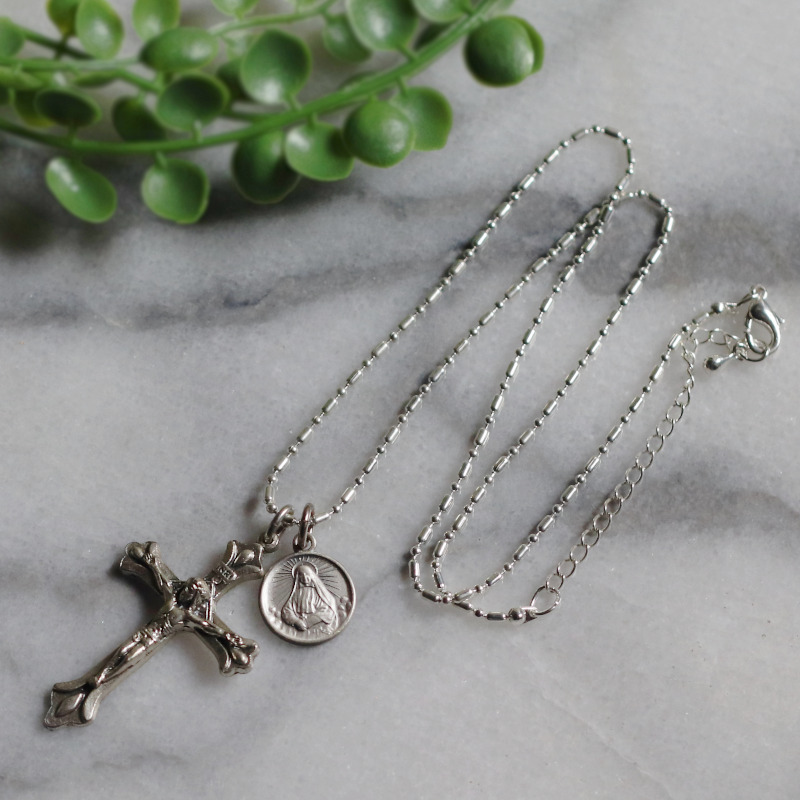 アンティークジュエリー｜ヴィンテージカトリック磔刑のイエスキリスト