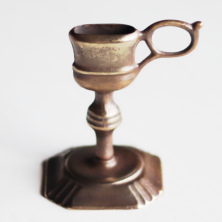 ITALYイタリアヴィンテージブラスキャンドルスナッファー用スタンド