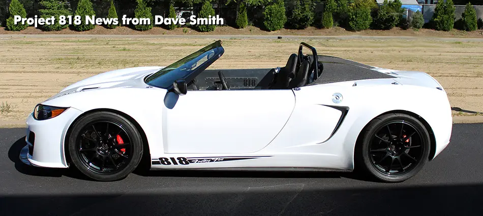 Project 818 News from Dave Smith - Factory Five Racing