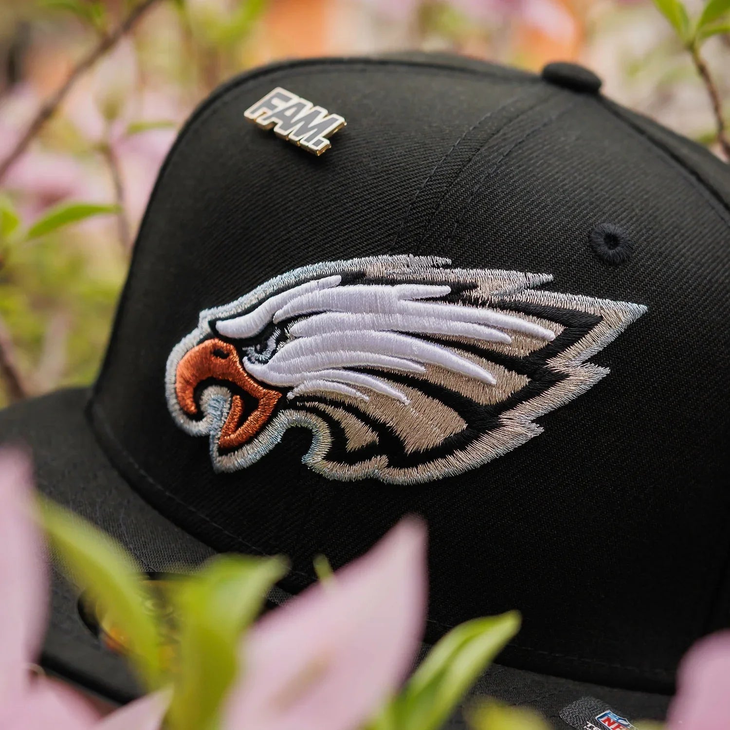 PHILADELPHIA EAGLES NFL BLACK BLUE UV / NEW ERA 59FIFTY FITTED CAP
