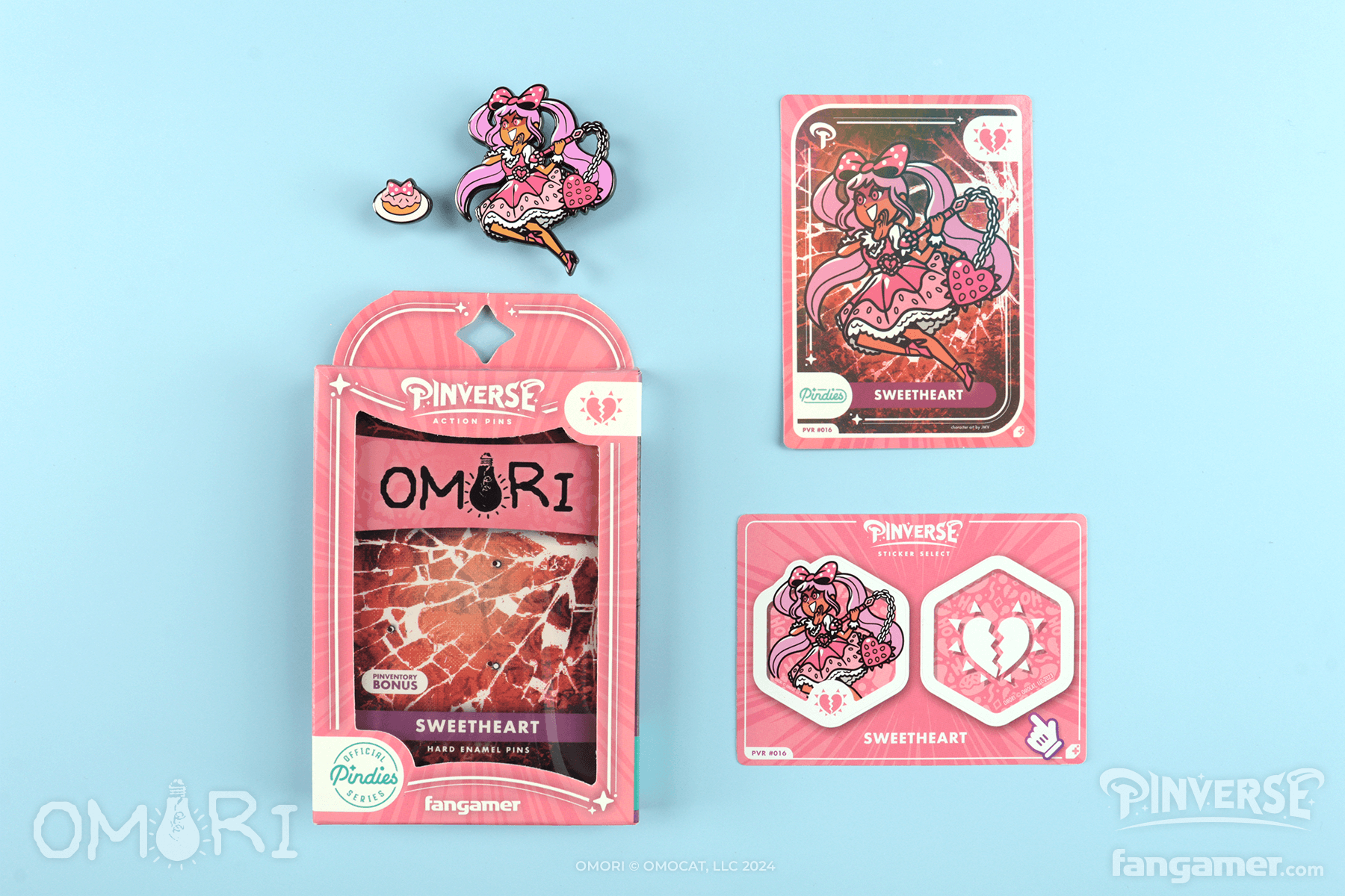 OMORI スイートハート ピンバッジセット PINVERSE」－ スイートハート