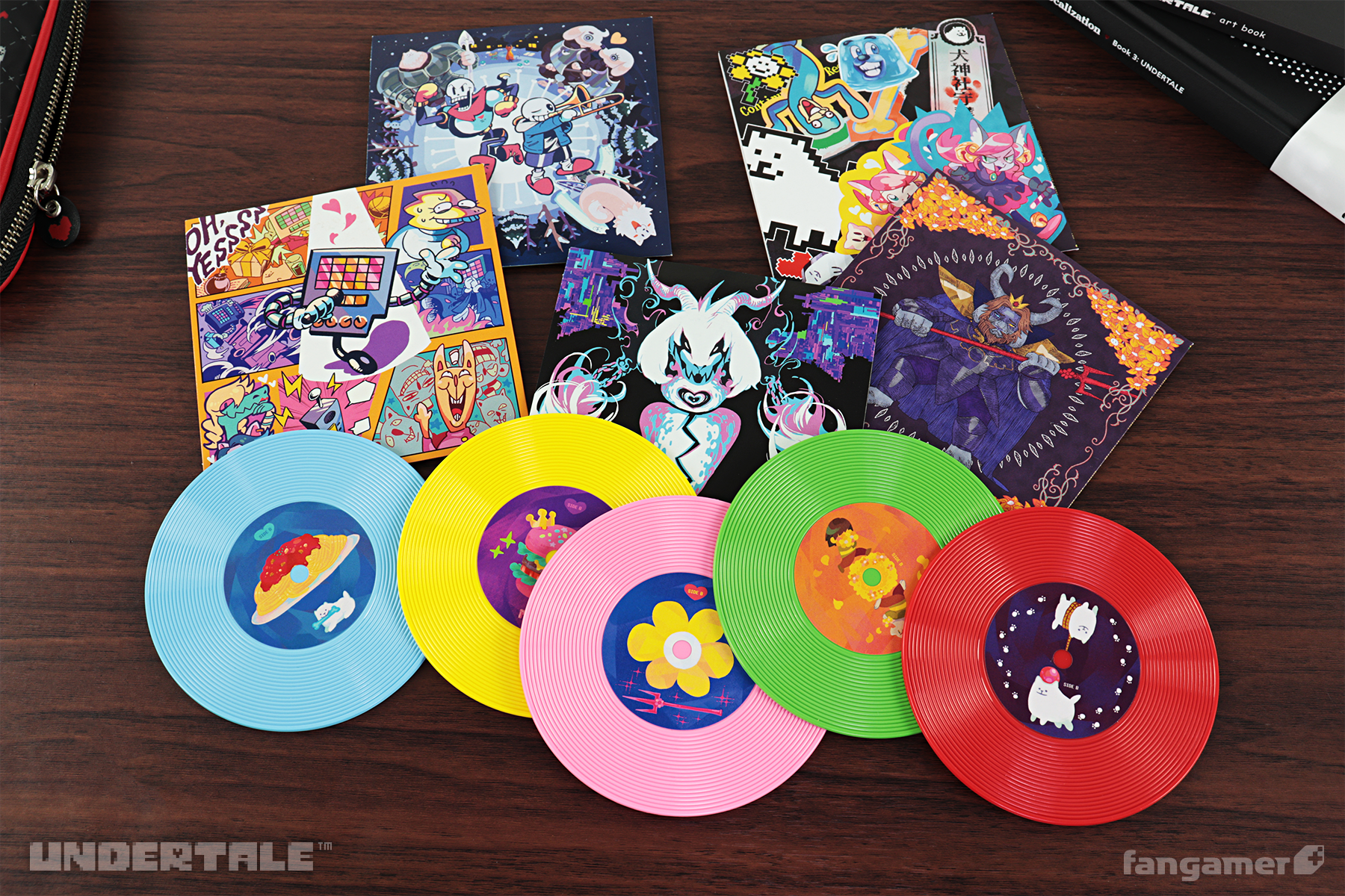UNDERTALE」－ レコード型 コースターセット - Fangamer Japan