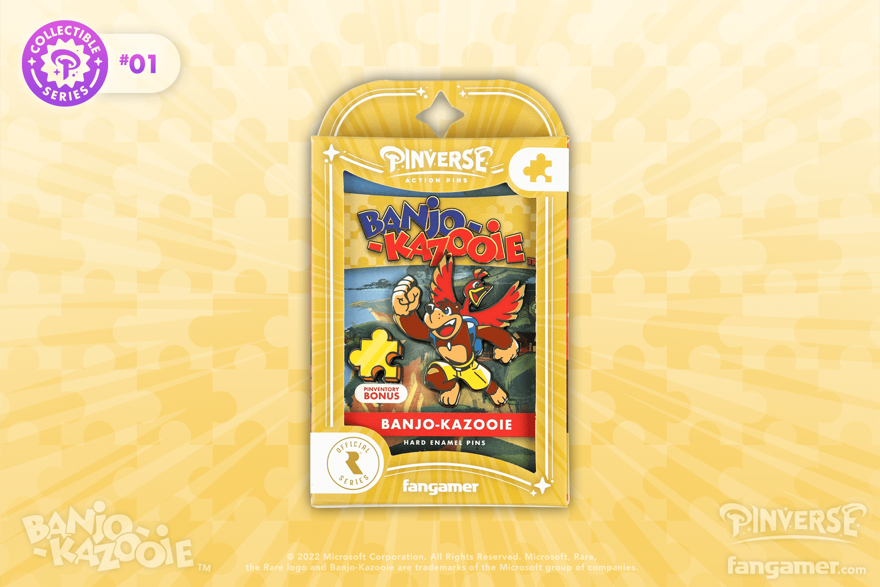 PINVERSE」－ バンジョーとカズーイ ピンバッジパック - Fangamer Japan