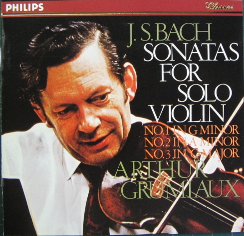 グリュミオー(アルテュール) - バッハ:無伴奏ヴァイオリン・ソ 32CD