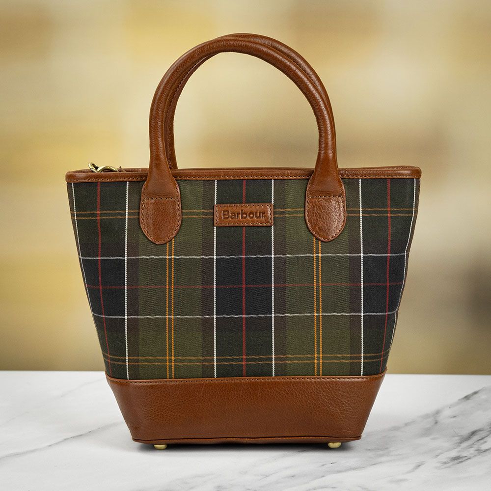 Barbour Tote Bag with Shoulder Strap - Classic Tartan | Bags at F