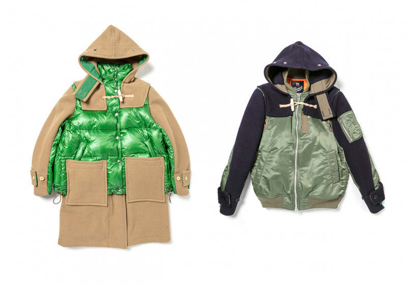 サカイがグローバーオールとコラボレーション、ハイブリッドなアウター