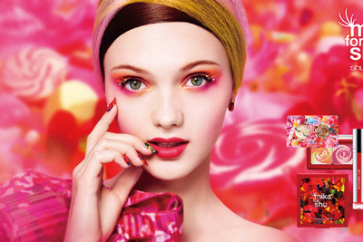 シュウ ウエムラ×蜷川実花、初の撮り下ろしビジュアル＆コラボ限定