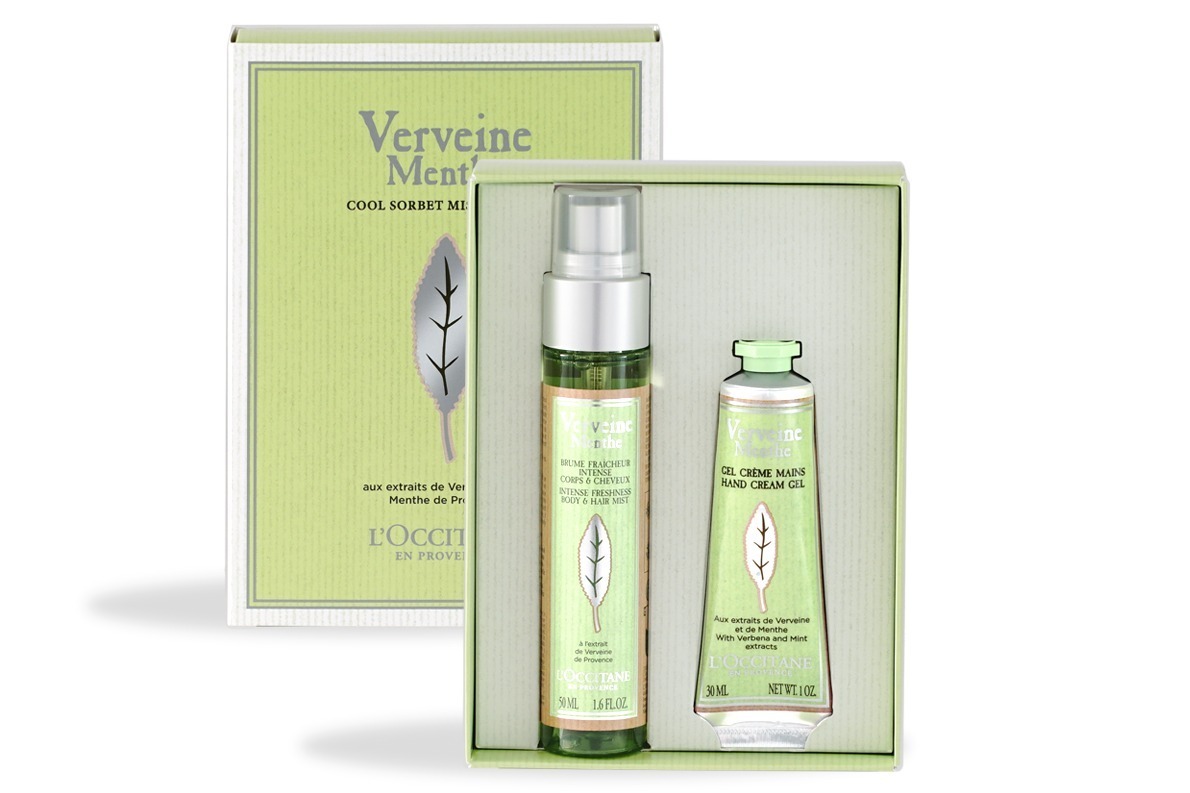 ロクシタン23年夏ボディケア「ミントヴァーベナ」爽快ボディミスト