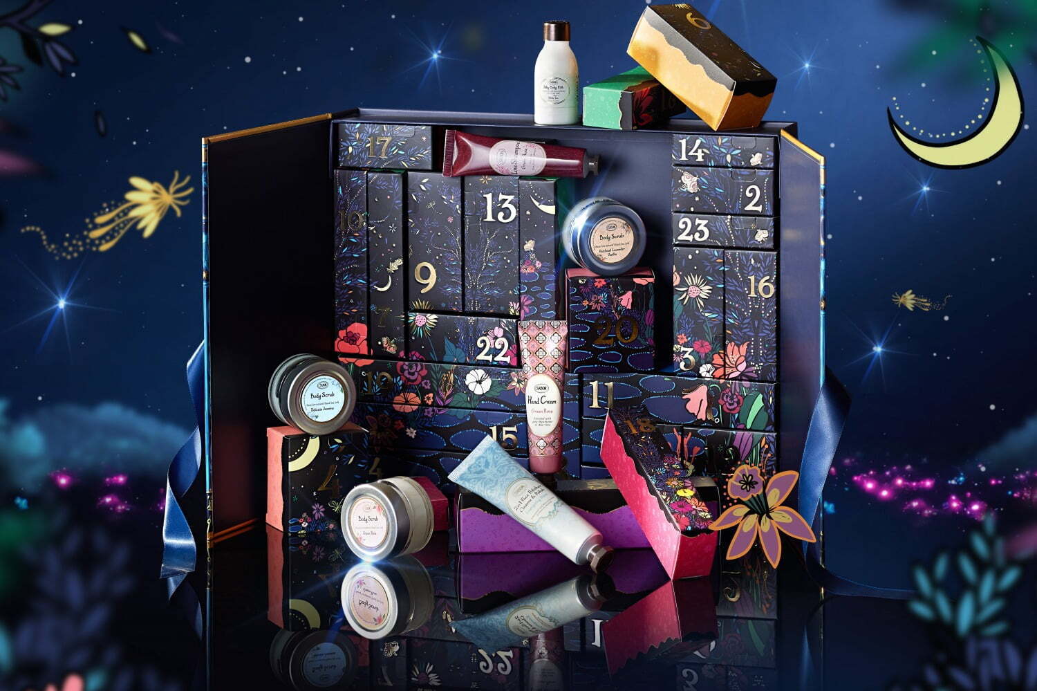 SABON23年クリスマスコフレ第3弾、人気アイテム24品入り“まるでアート