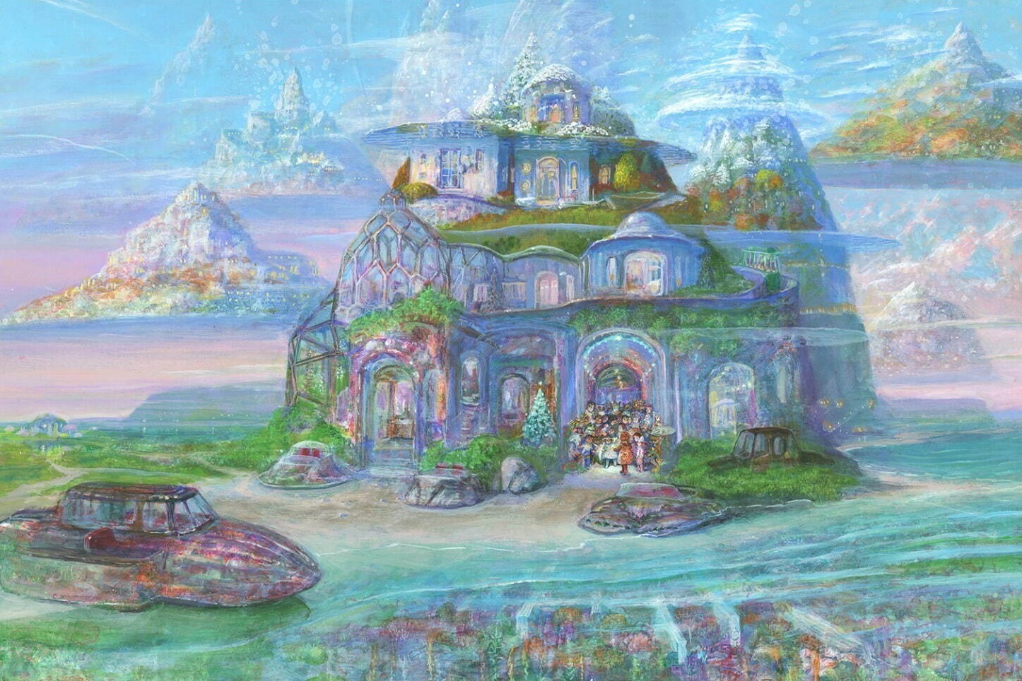 耳をすませば』背景画家・井上直久の個展が銀座三越で、「イバラード