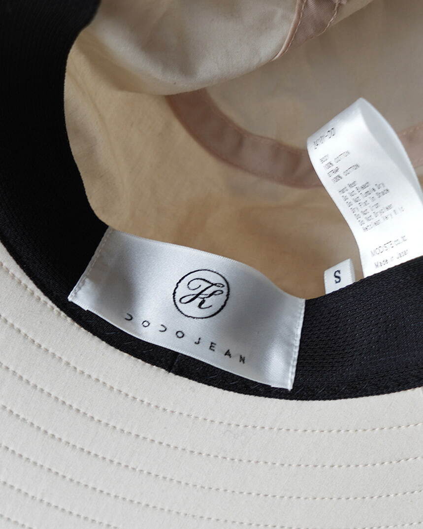 キジマ タカユキ“折り畳める”ハット、ハリ感のある優雅なブリム