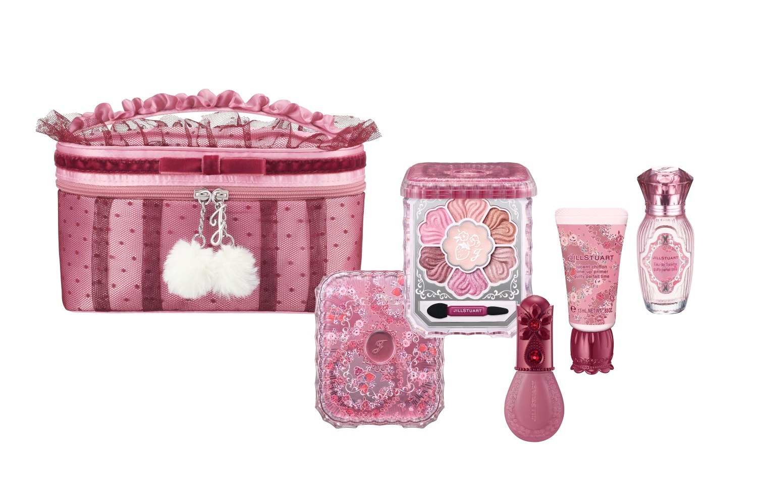 ジルスチュアート24年クリスマスコフレ、“甘く罪深いベリーパフェ”着想