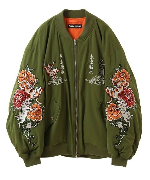 キャンディ ストリッパー24年秋アウター、ペールトーンのスタジャン