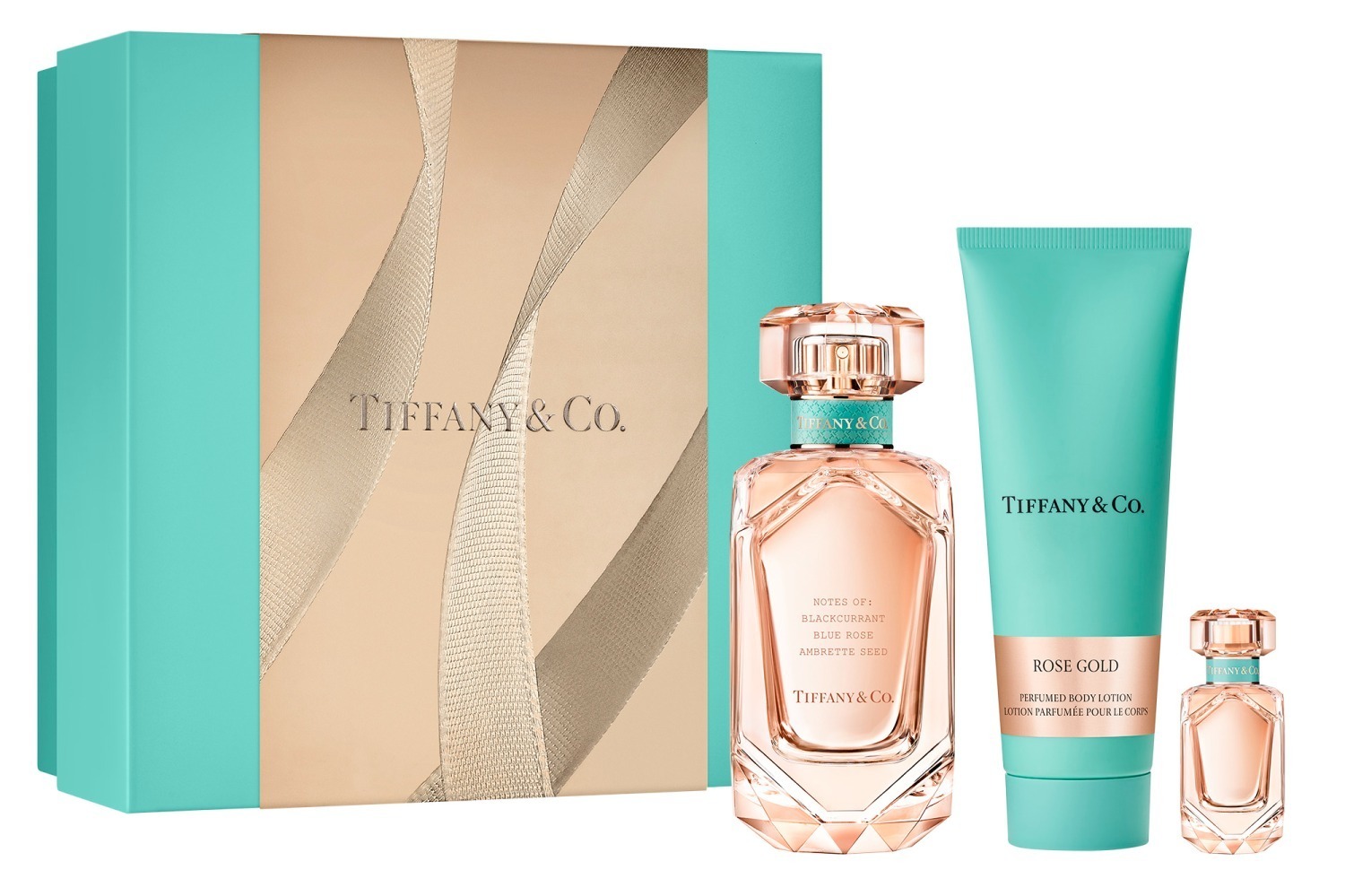 ティファニー24年クリスマスコフレ第2弾、「ローズゴールド」現品香水