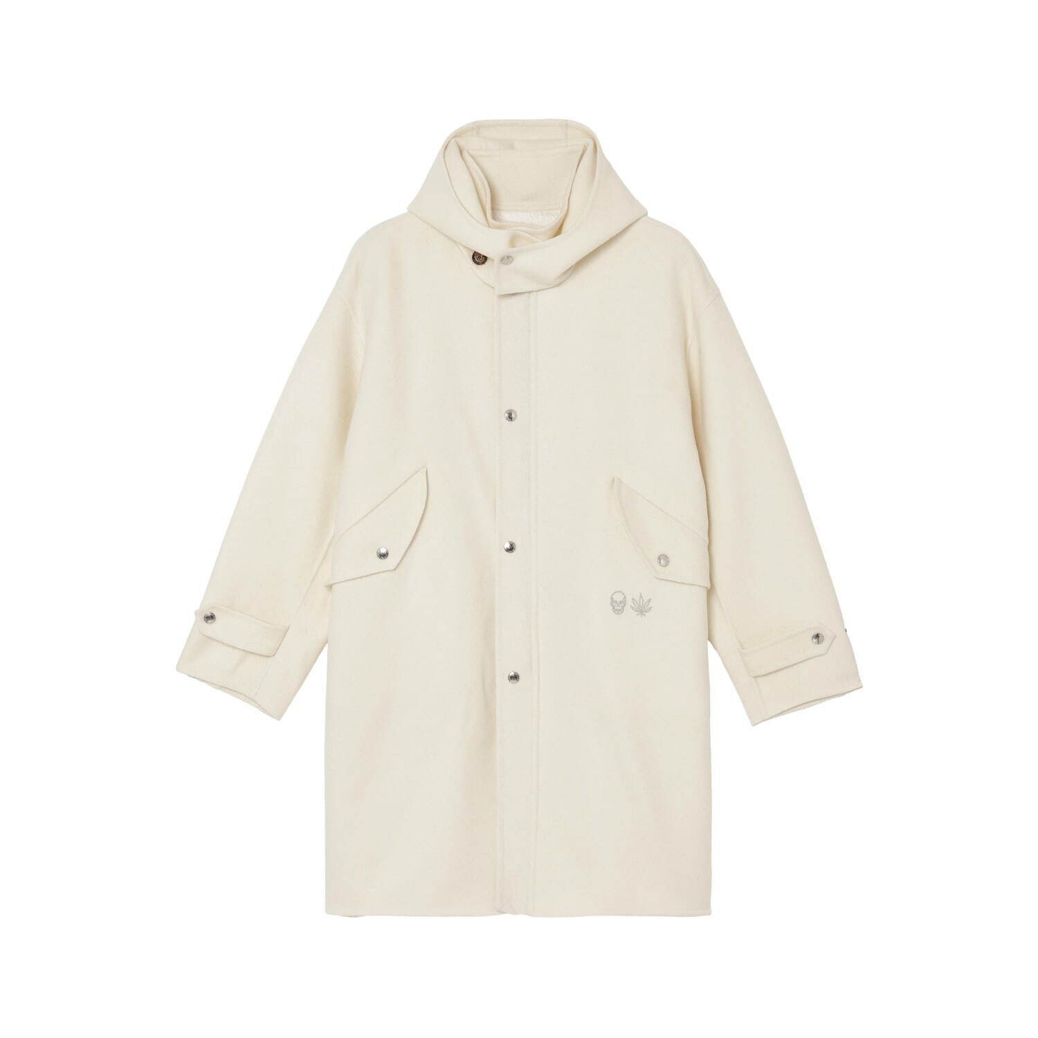 ルシアン ペラフィネ24年秋冬、“スカル”付きダッフルコート＆ウール