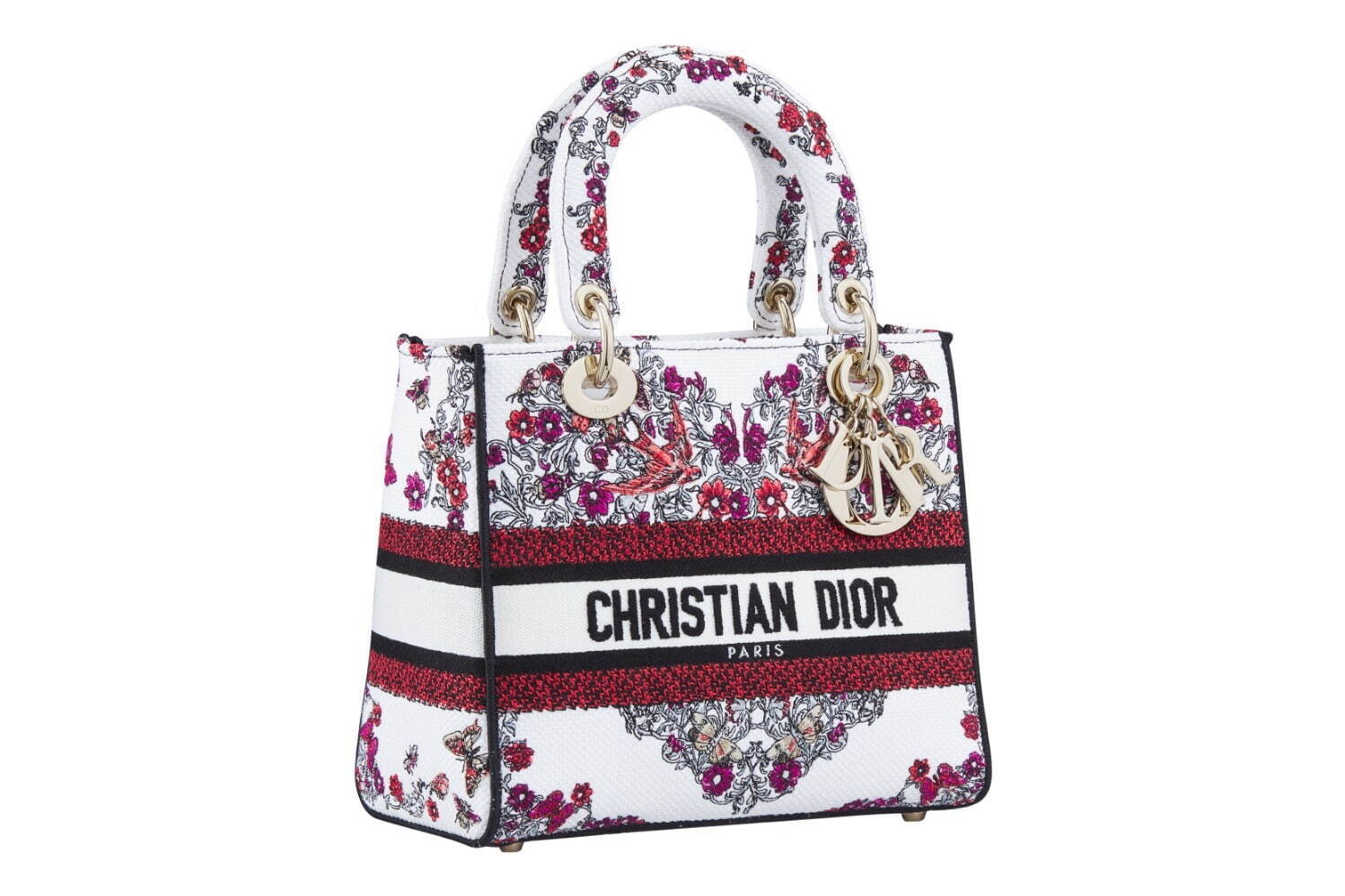 ディオール“蝶と花”絡み合うハートのアイコンバッグ「レディ D-ライト