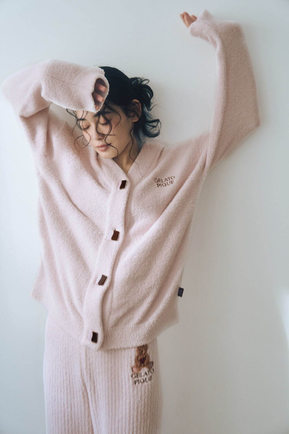 ジェラート ピケ25年バレンタイン、“ベア＆ハート”のふんわりルーム