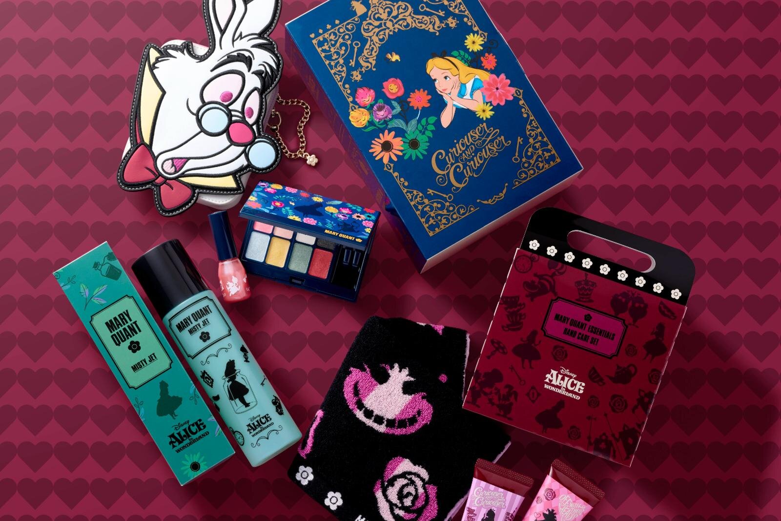 マリークワント『アリス イン ワンダーランド』限定コスメ、“本型BOX