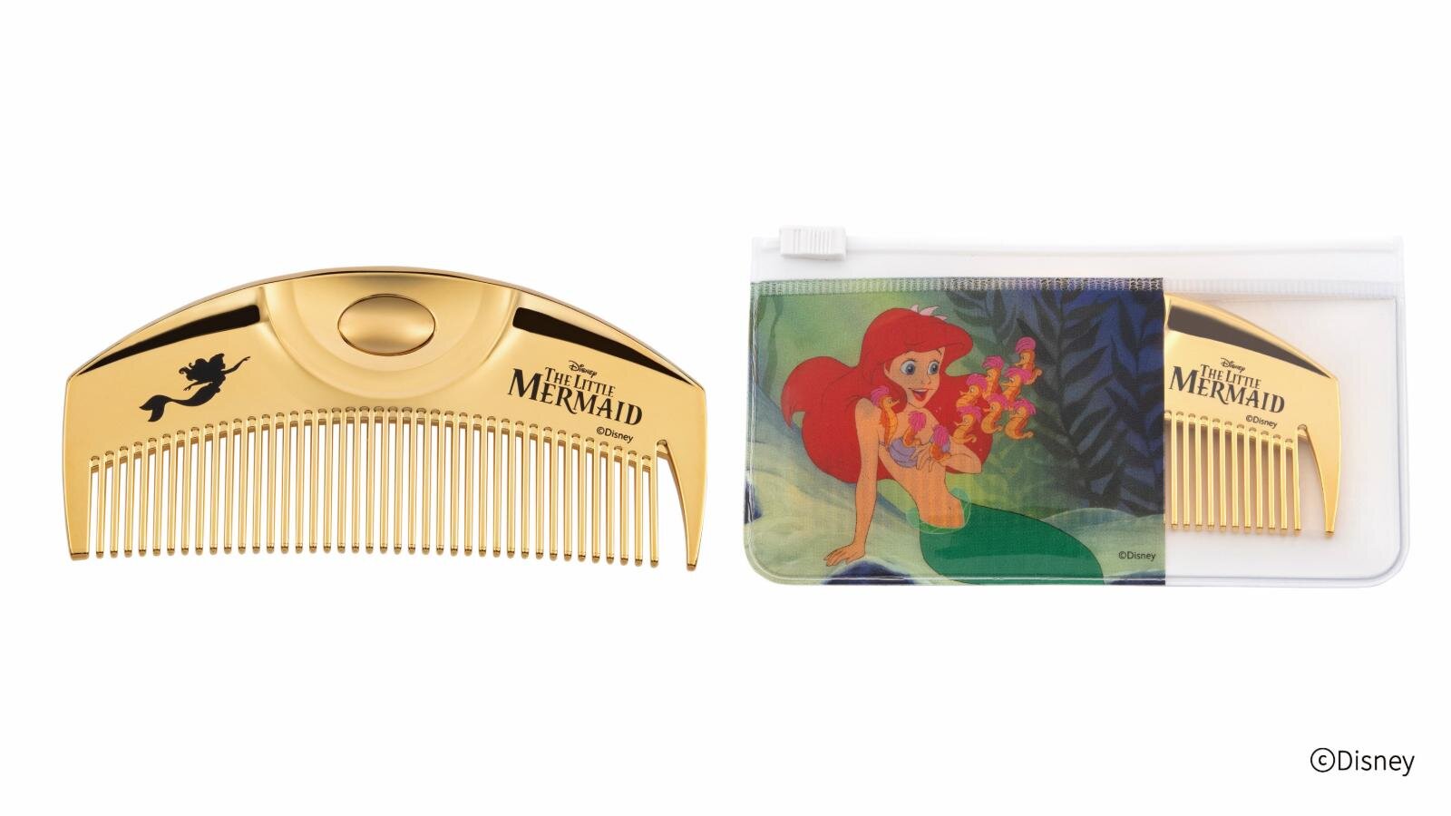 ラブクロムのディズニー限定ヘアコーム、ラプンツェル・アリエル