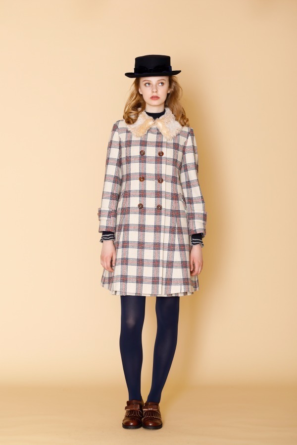 ジェーンマープル、ピンクやアイボリーの「ビッググレンチェック