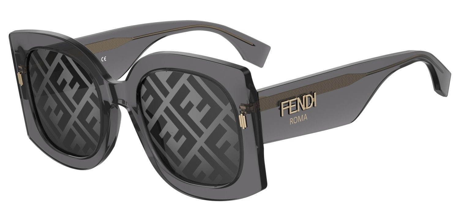 フェンディ新作サングラス、“浮かび上がる”ロゴ入りレンズのメンズ