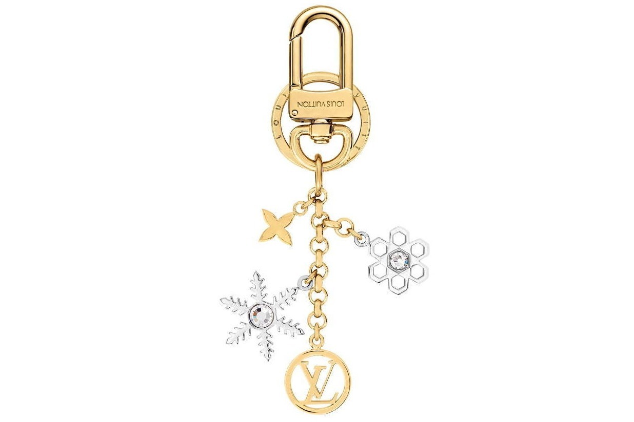 ルイ・ヴィトンのクリスマスギフト、“雪の結晶”キーチャーム