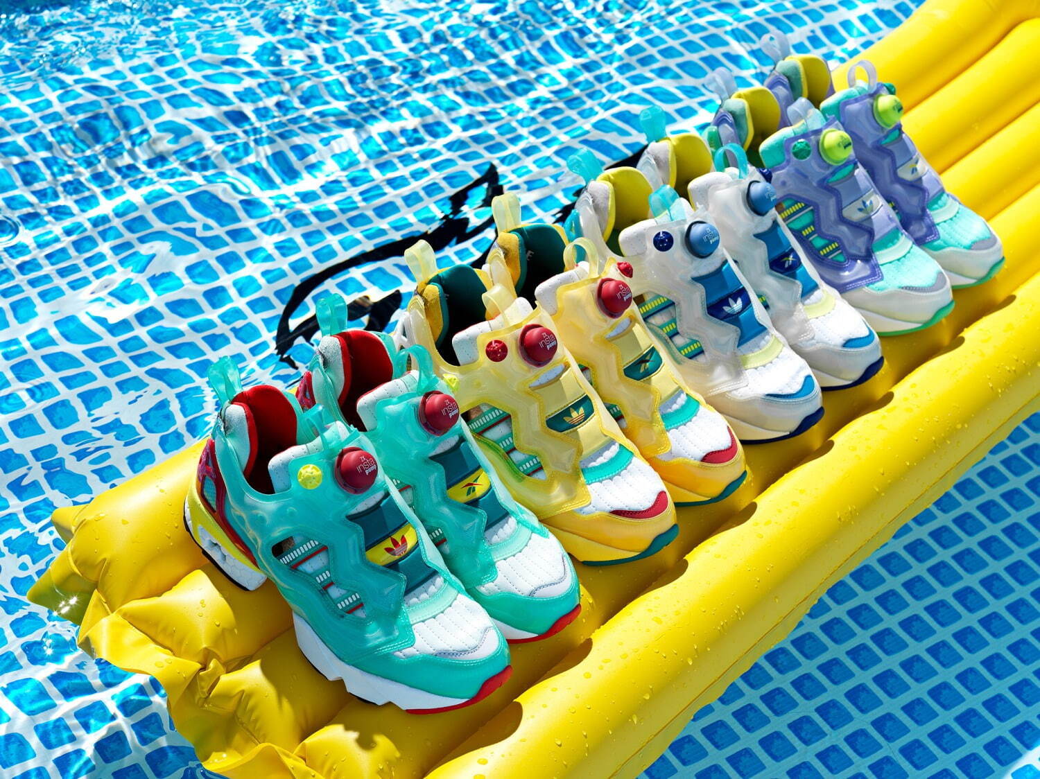 アディダス オリジナルス×リーボック「ZX FURY」シャーベットカラーの