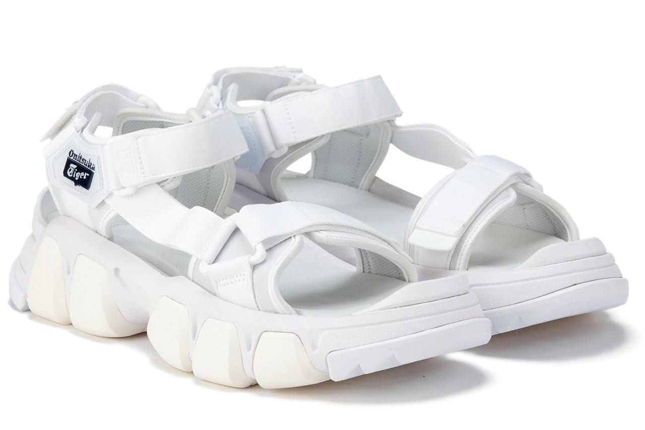 オニツカタイガー新作サンダル、厚底＆波型ソール搭載のストラップ