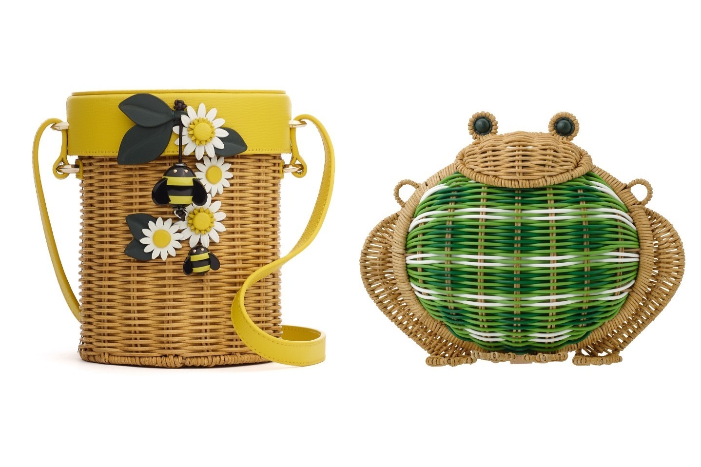 ケイト・スペード 2021年夏の新作バッグ - “蜂＆カエル”のかごバッグ