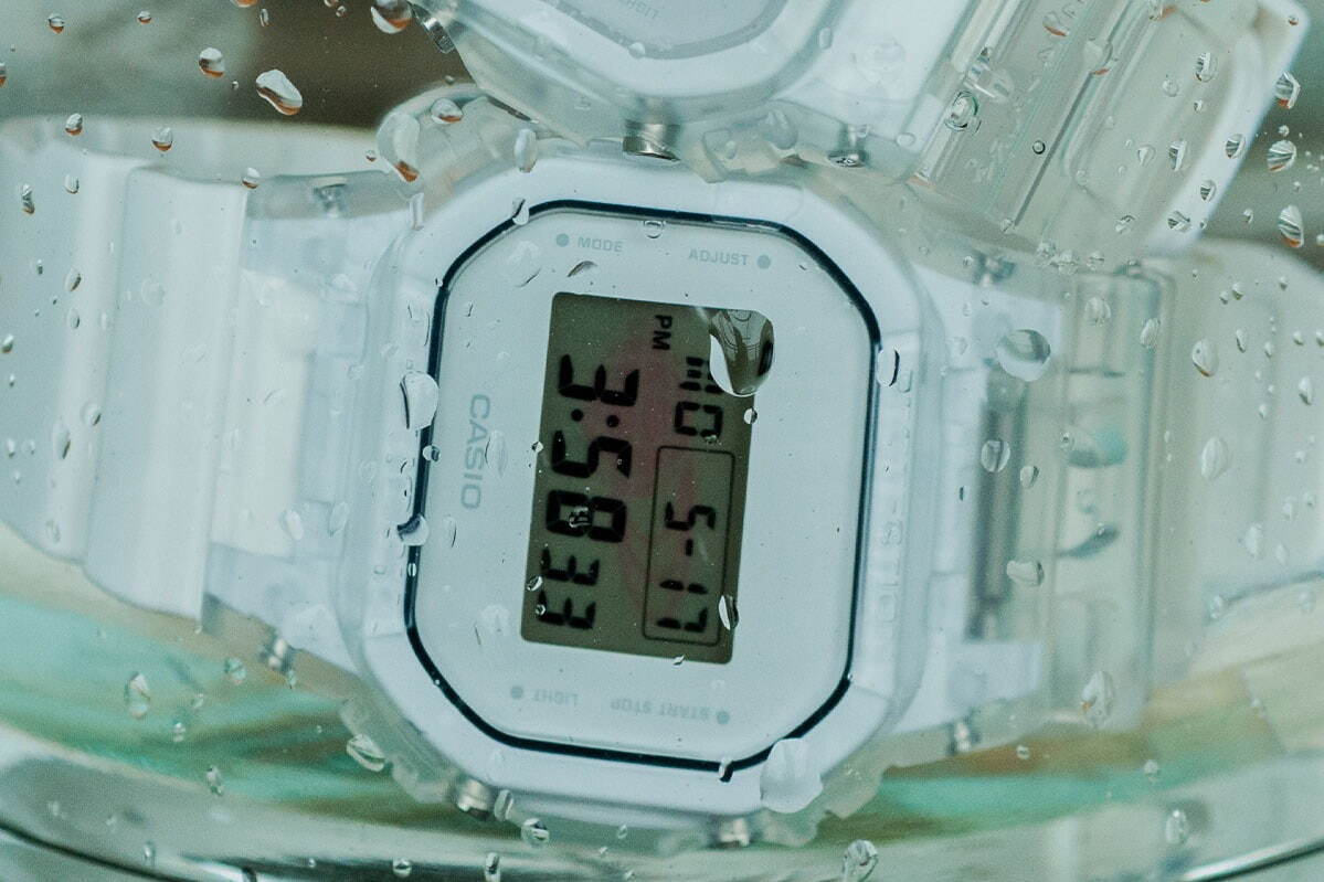 G-SHOCK/BABY-G×ビームス/ビームス ボーイ、ホワイト＆クリア素材の新