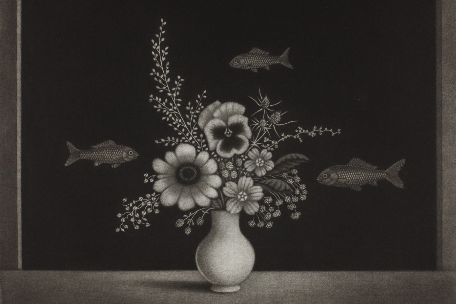 銅版画家・長谷川潔の展覧会が町田市立国際版画美術館で - “日常に潜む