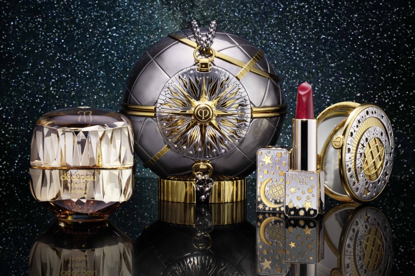 クレ・ド・ポー ボーテ人気クリーム＆リップが“宝石ケース”に！月と