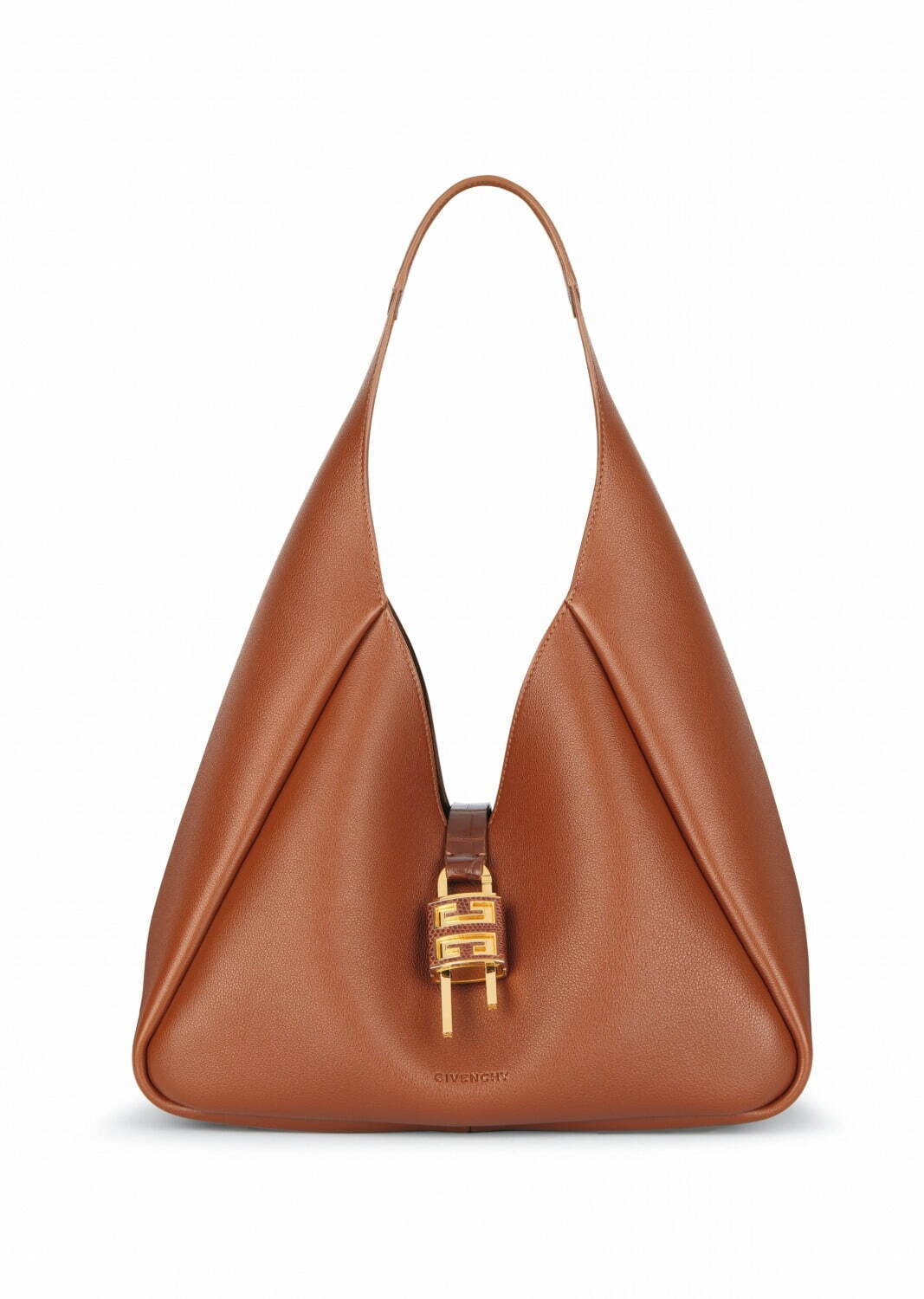 ジバンシィ新作“4Gパドロック”が輝くホーボーバッグ、しなやかなV