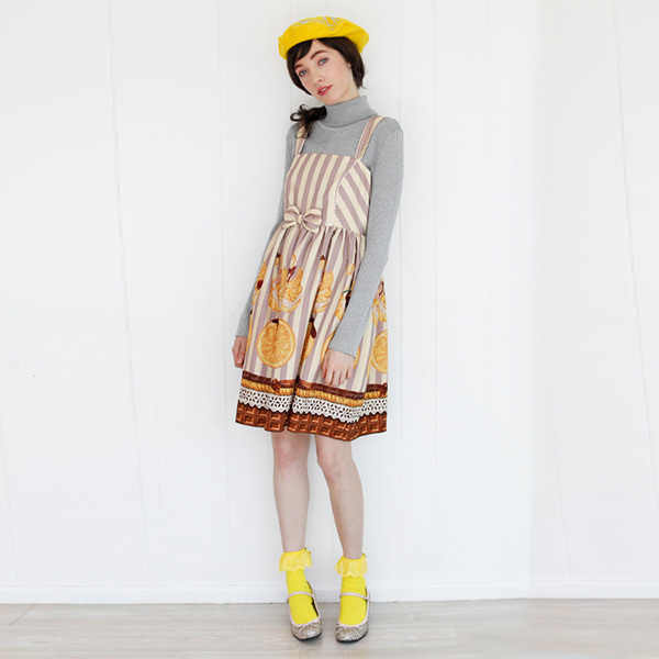 エミリーテンプルキュート 17年秋冬の新作 - オレンジとシューを描いた