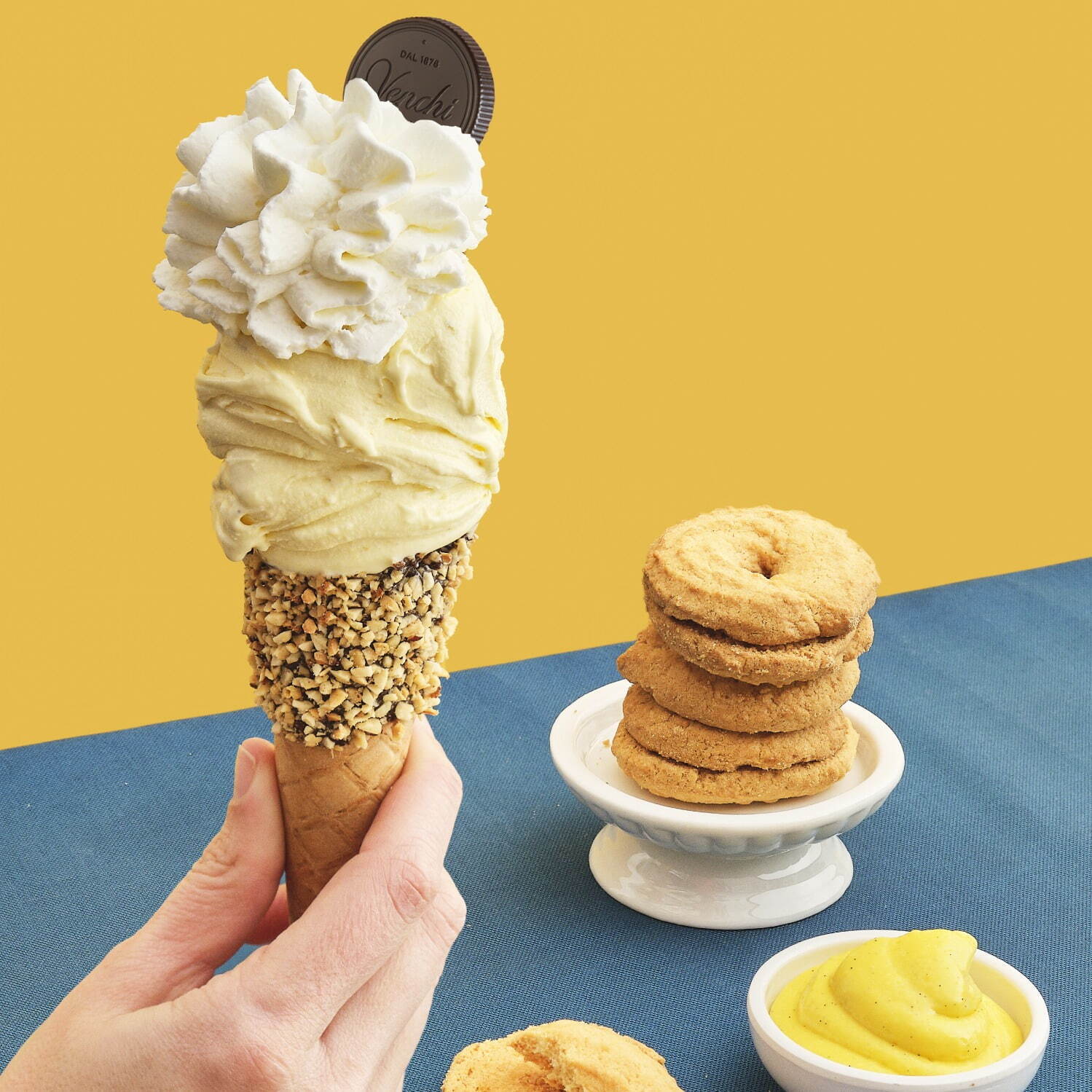 ヴェンキ“月替わり”の新作ジェラート、濃厚クッキー＆カスタード