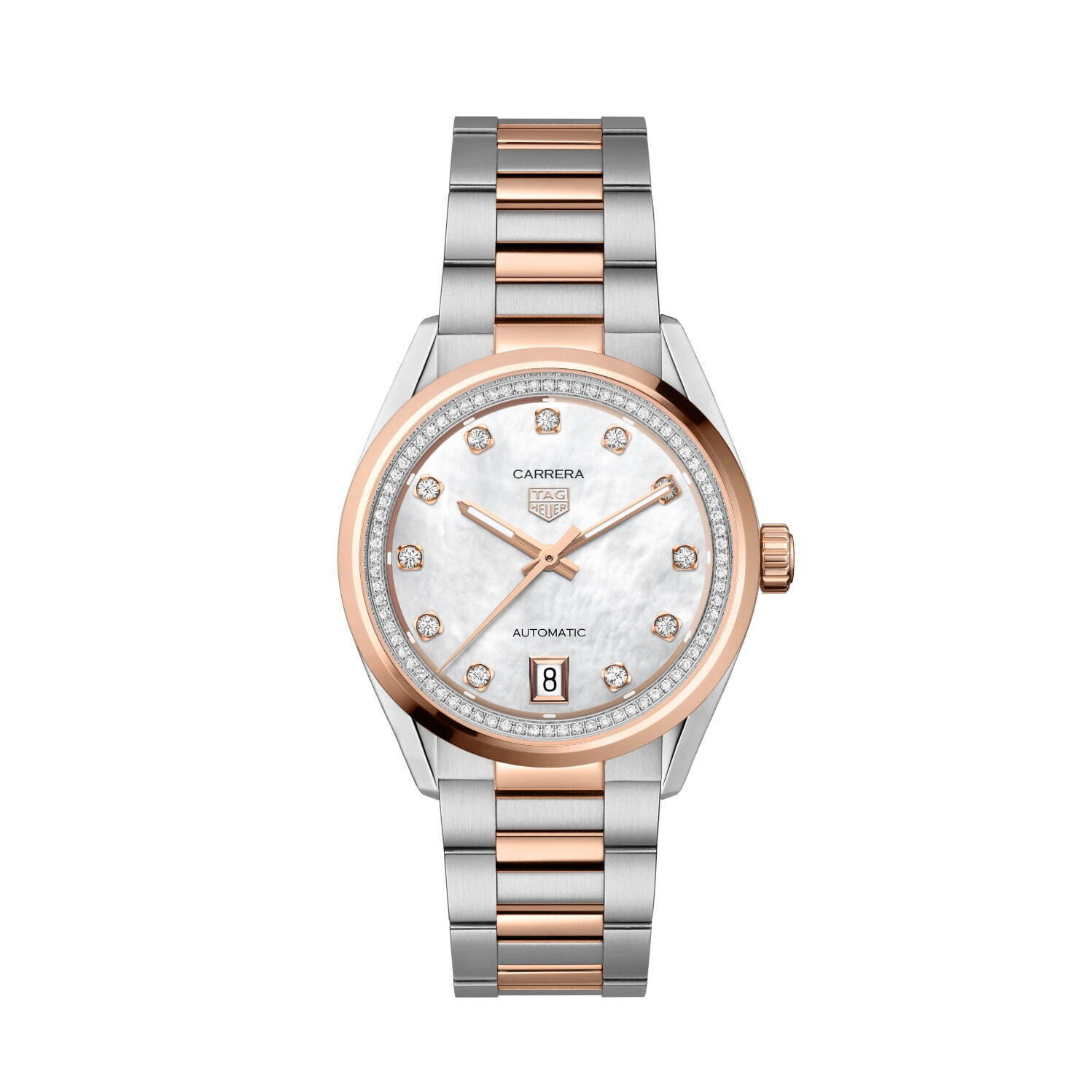 タグ・ホイヤー24年新作腕時計「カレラ デイト」煌めく“ローズゴールド