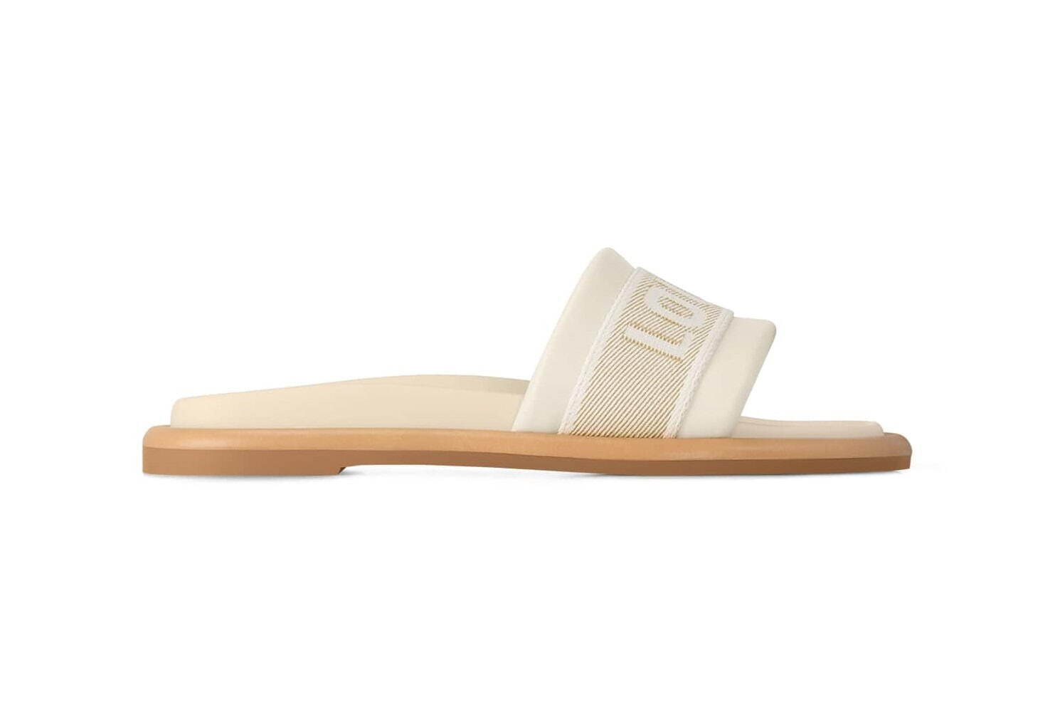 ルイ・ヴィトンのウィメンズサンダル、ふんわりシアリング