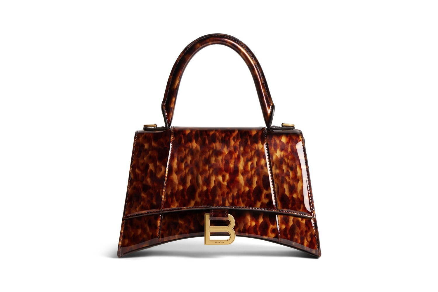 バレンシアガ“べっ甲柄”「アワーグラス」バッグ、エッフェル塔やりんご