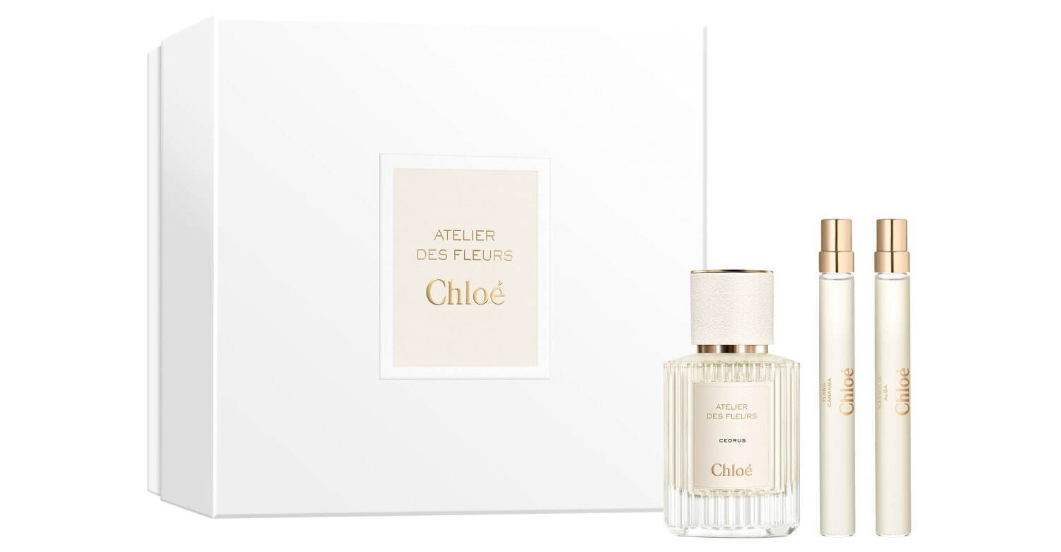 クロエ「アトリエ デ フルール」の23年クリスマスコフレ、限定香水