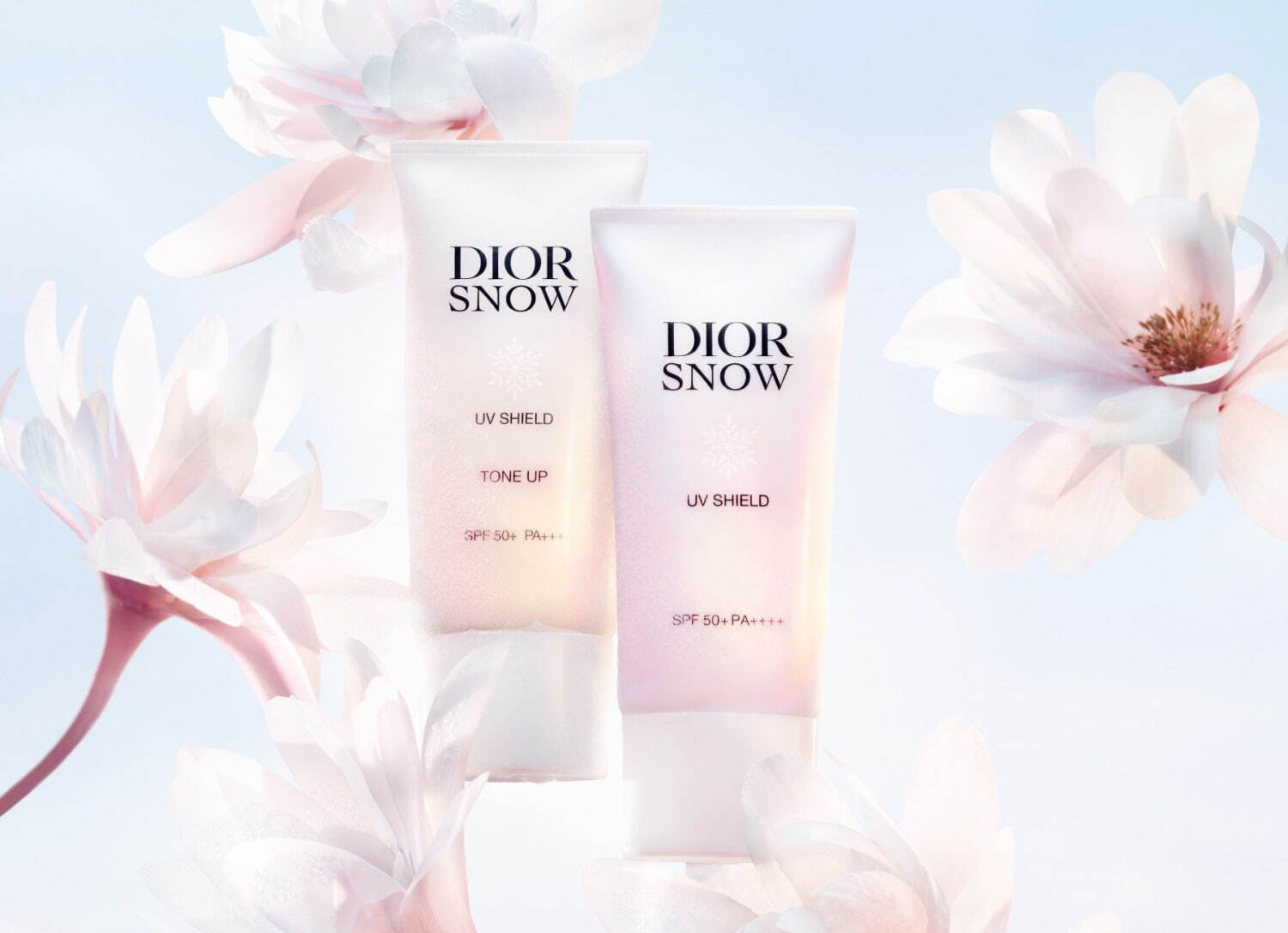 ディオール スノー24年春UVケア、スキンケア＆トーンアップを叶える2