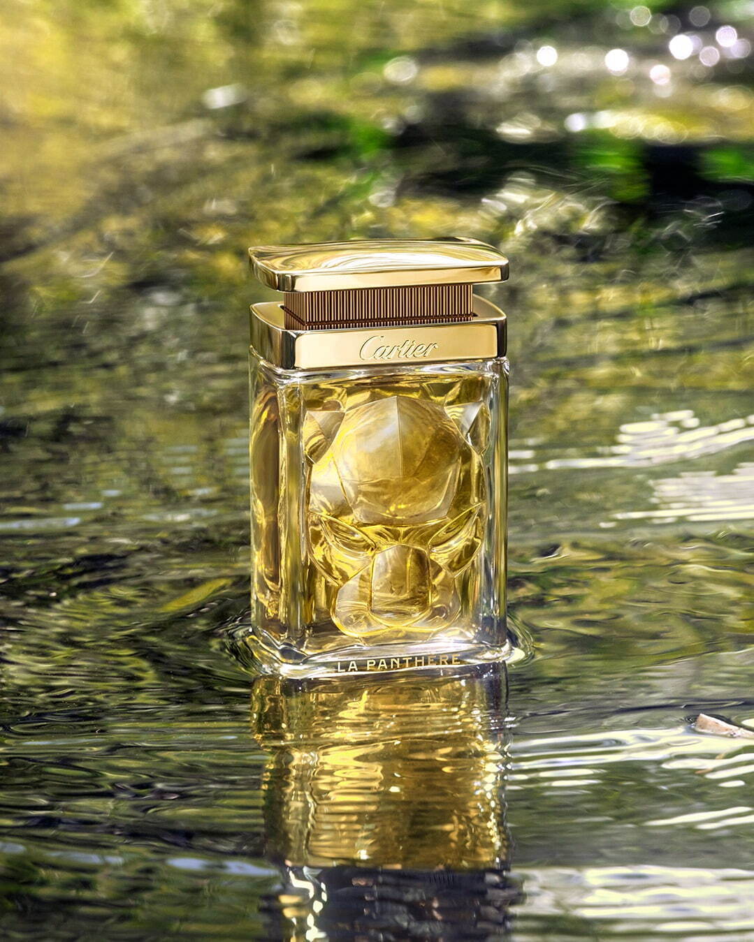 カルティエ24年冬フレグランス“豹モチーフ”の「ラ パンテール」に