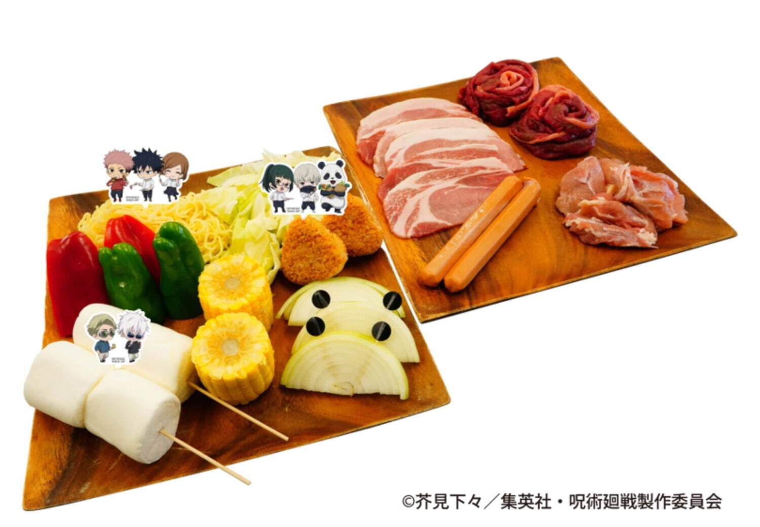 TVアニメ「呪術廻戦」×よみうりランドのコラボBBQ、“五条悟のクレープ