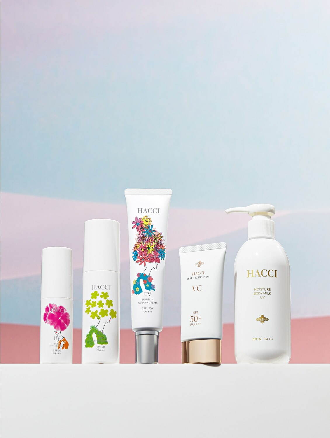 HACCI2025年春夏UVケア、“はちみつ入り”新美容液＆日焼け止めミスト